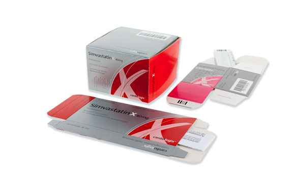 Cardiologix | Easymox und Simvastatin Verpackung, Fachinformation, Blister
